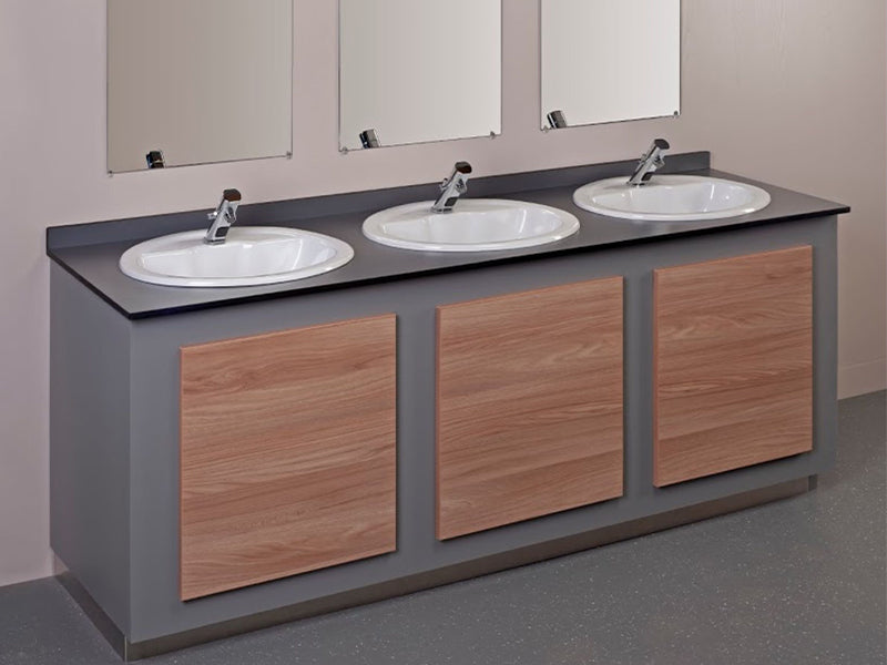 Commercial Washrooms Vanity Units - ALU Design MFC