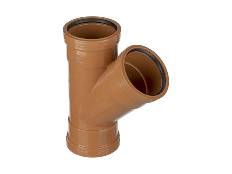 Sewer Pipe 45 Deg. Triple Socket Branch