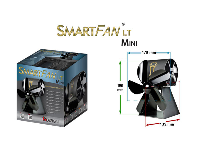 SmartFan Mini Low Temperature Gas/Soapstone Stove Fan