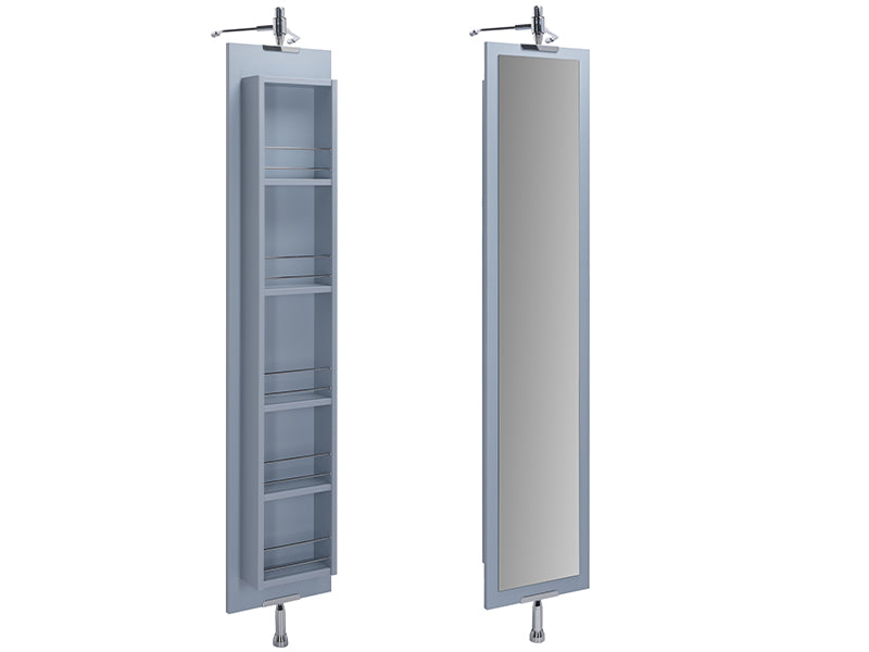 Turn Panel, Floor Standing Swivel Mirrors