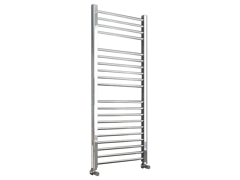 Chrome Plated Straight Towel Warmer with Round Rails