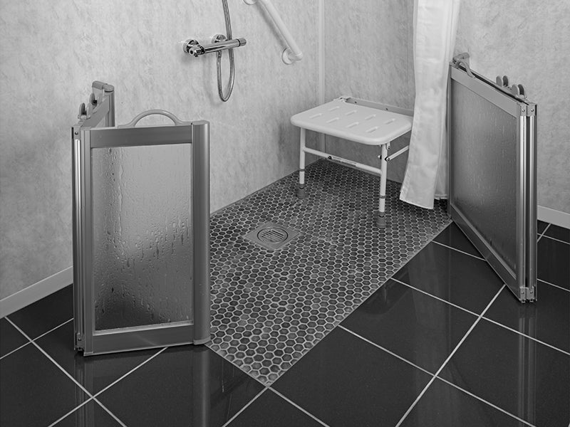 Rectangular Corner Entry Shower Doors to Suit ShowerDec®