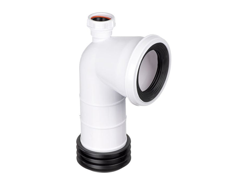 Hi Flow Fixed 90 Deg. Pan Connector with 32mm Inlet