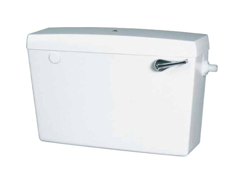 Wirquin White ELAN Exposed Low Level Cistern