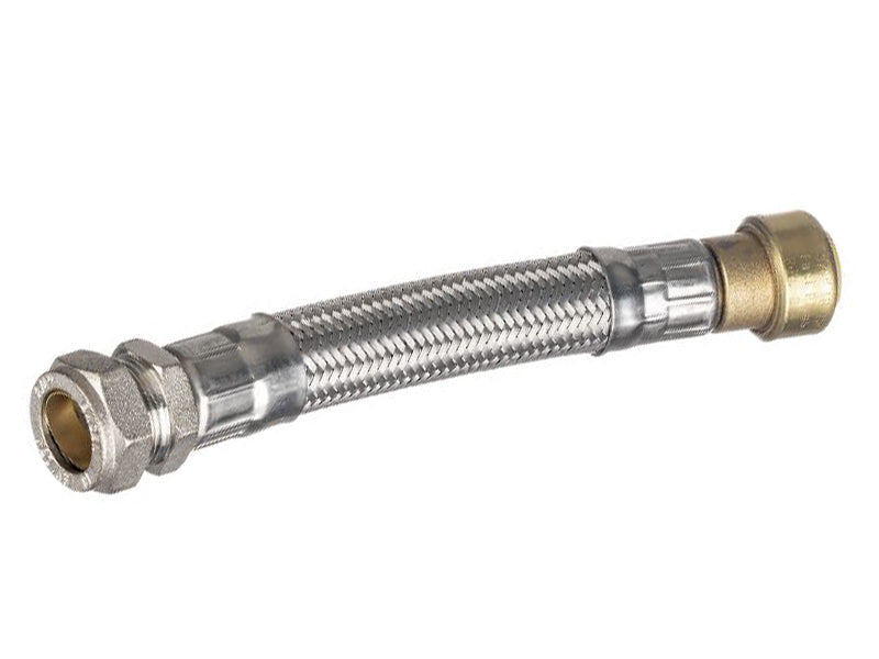 Standard Range Flexible Plumbing Connectors Type FC3 Straight Compression to Straight Pushfit