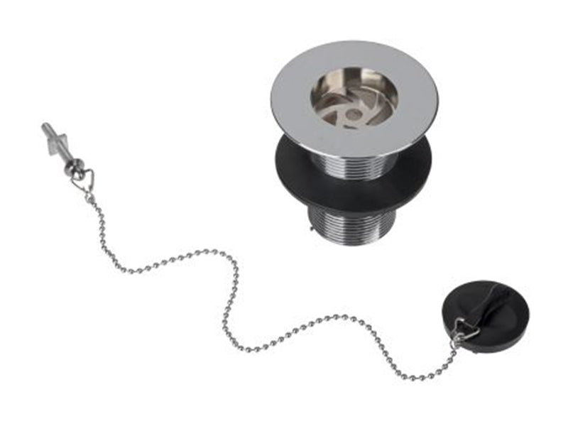 Unslotted Tail with Poly Plug (London Pattern) Sink Waste