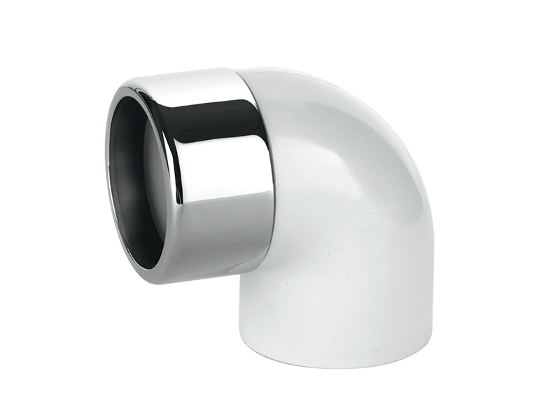McApline 90 Deg. Elbow Straight CP Brass x ABS Connector