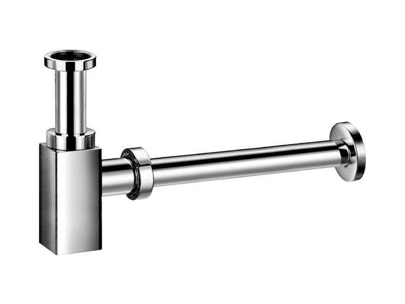 Prisma Chrome Plated Square Chamber Telescopic Bottle Trap