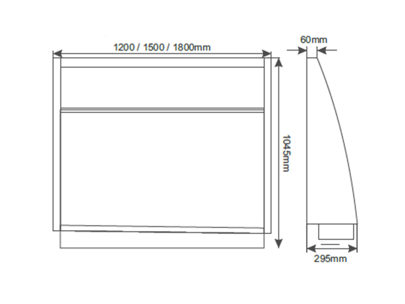 The Grand - Floor Mounted Urinal Slab c/w St Auto Cistern