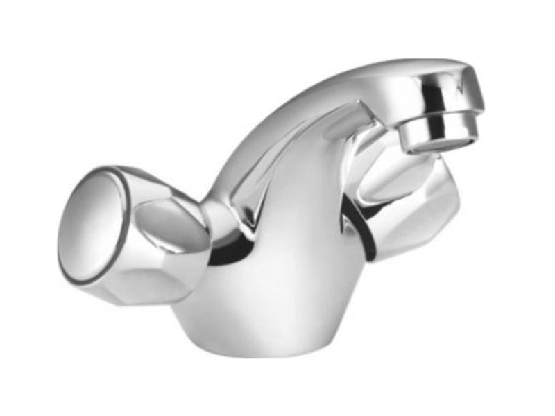 Crown Head Monobloc Basin Mixer