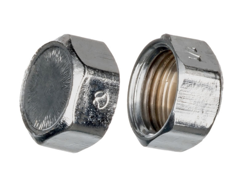 Chrome Plated Compression Blanking Cap