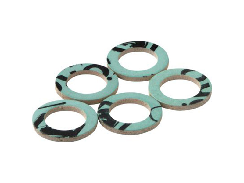 Heavy Duty Green Fibre Washers - Pack of 100