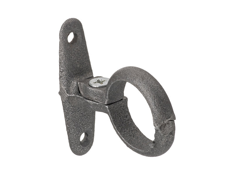 Malleable Iron Screw to Wall Brackets - Black