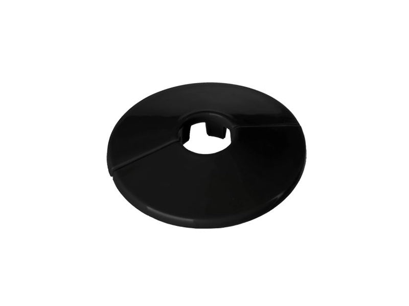 Pipe Decoration Hole Trims - Black 2 Piece