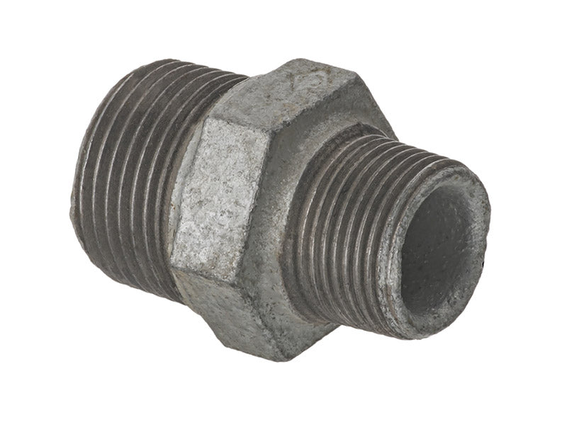 Malleable Iron Reducing Nipple Ref. 245 - Black