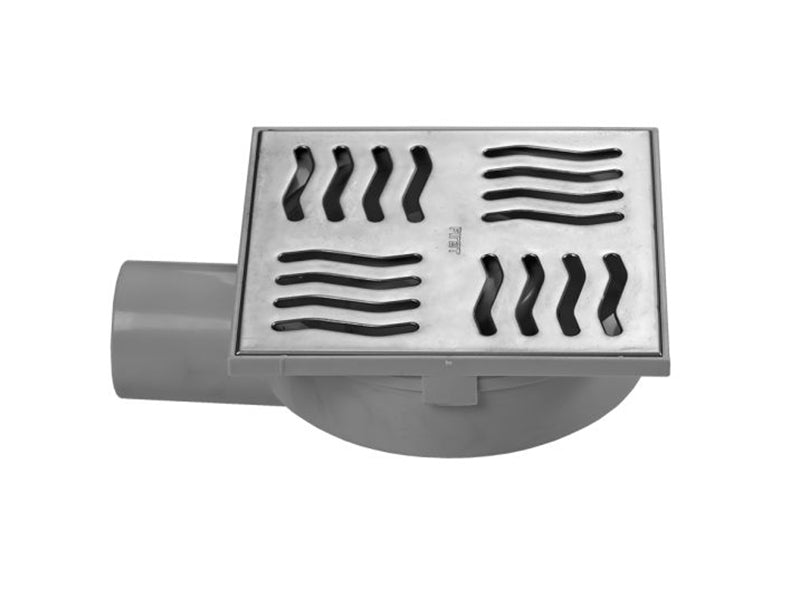 Floor Gully Trap with S/Steel Grid and 40mm Outlet