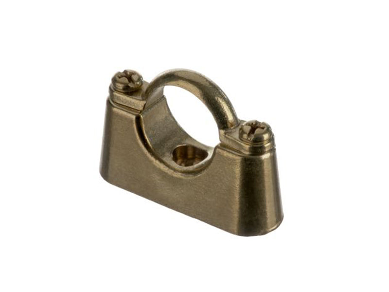Brass Hospital Pattern Screw to Wall Brackets