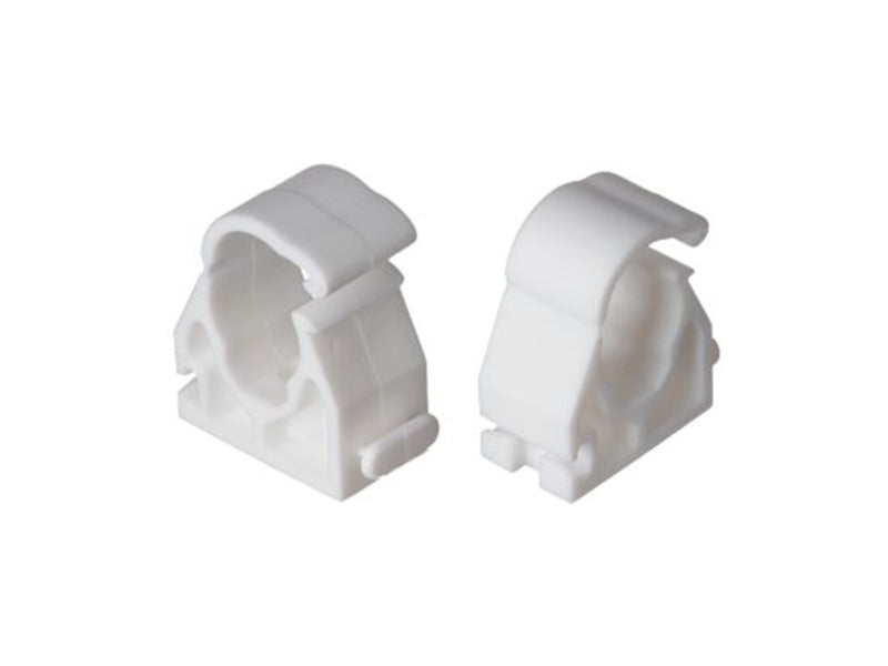 Single Pipe Clips with Hinged Cover