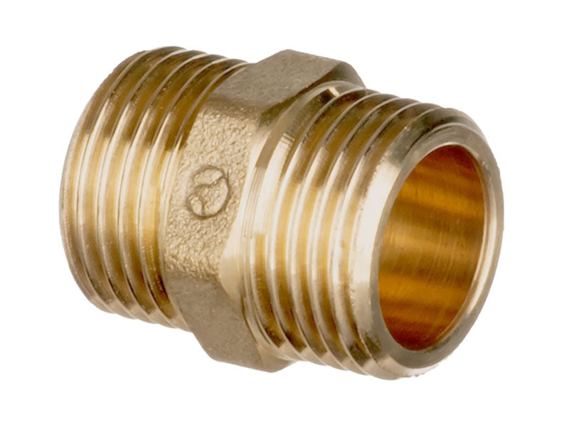 Threaded Brass Hexagonal Nipple