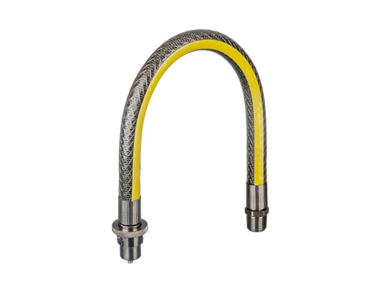 Standard Straight Bayonet x 1/2" Universal Use Domestic Gas Cooker Hose