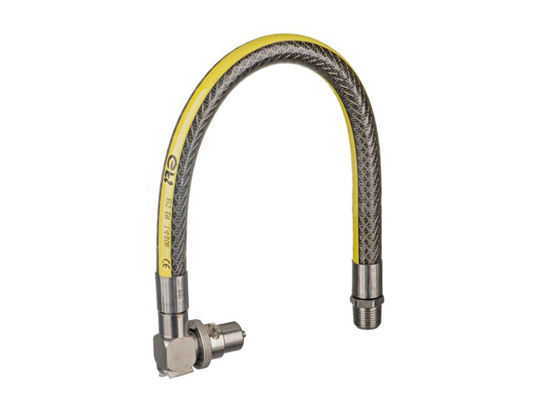 Standard Elbow Bayonet x 1/2" Universal Use Domestic Gas Cooker Hose