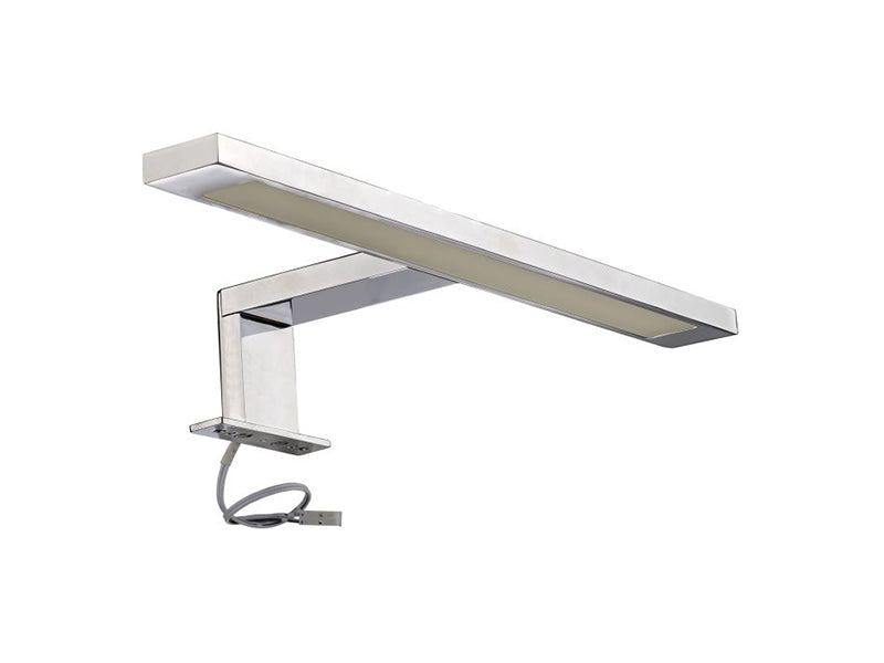 LED Bathroom Mirror Light c/w 90 Deg. Curved Bracket