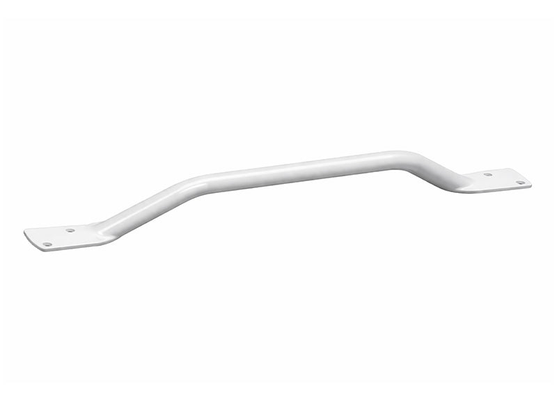 AKW White Flat End Stainless Steel Grab Rails