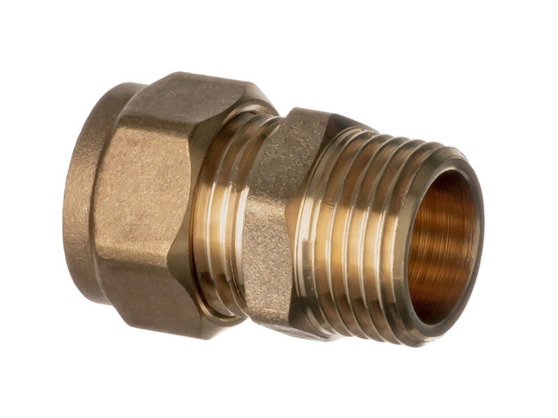 Brass Compression 311 M.I. x C Straight Coupling