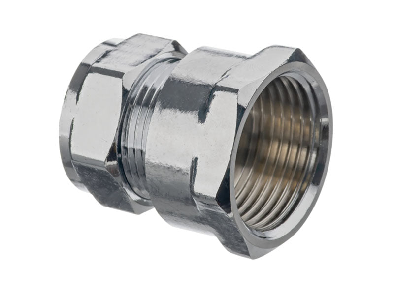 Chrome Plated Compression F.I. x C Straight Coupling 312CP