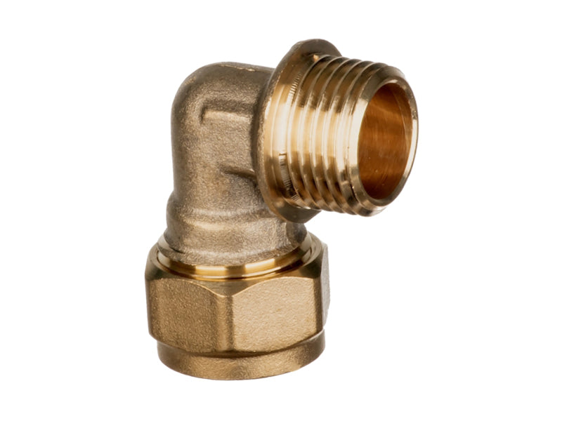 Brass Compression Metric M.I. x C Elbow Coupling 616