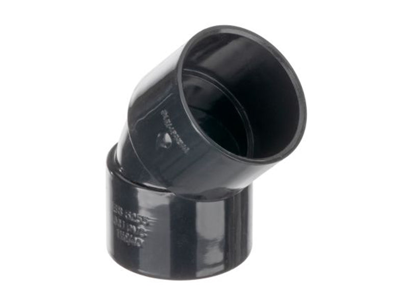 Solvent Waste 45 Deg. Bends - Black