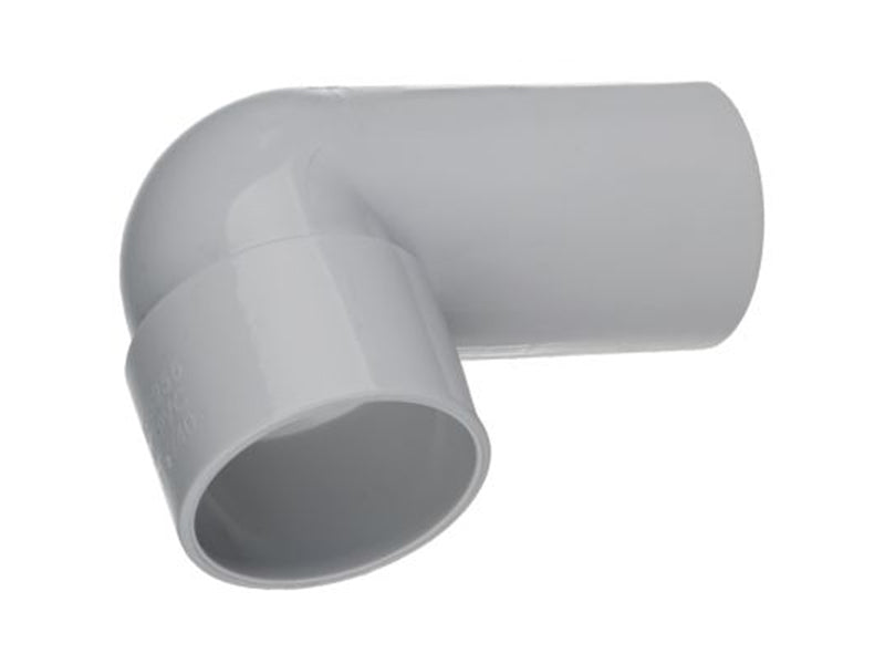 Solvent Waste 90 Deg. M x F Knuckle Elbows - White