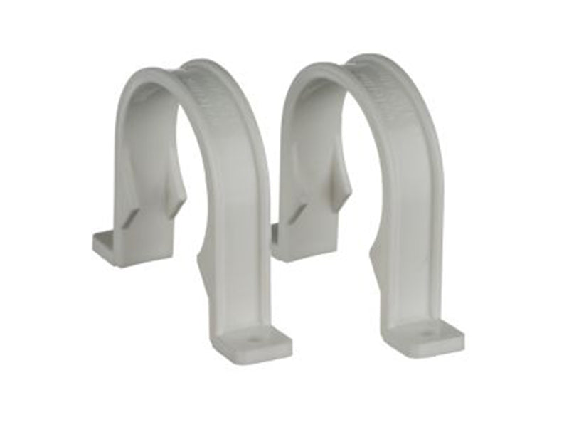 Solvent Waste Pipe Clips - White