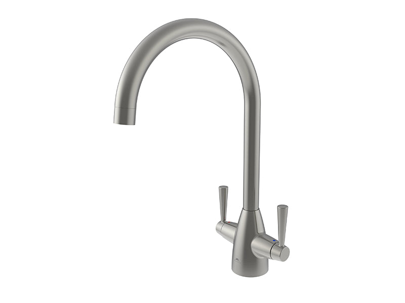 Rubineta Avellino Monobloc Sink Mixers - Stainless Steel