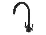 Rubineta Avellino Monobloc Sink Mixers - Matt Black