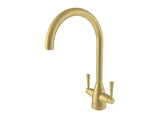 Rubineta Avellino Monobloc Sink Mixers - Brushed Gold