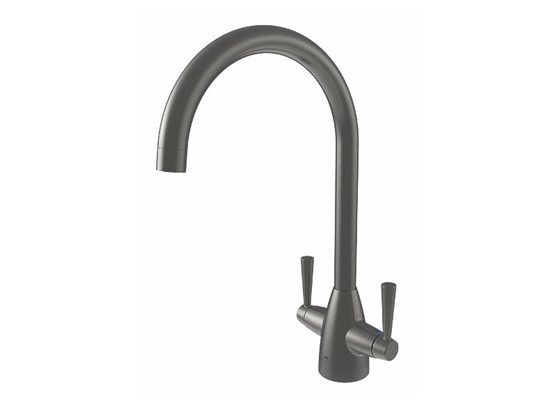 Rubineta Avellino Monobloc Sink Mixers - Graphite