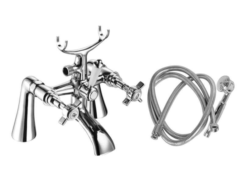 Edwardian Bath Mixer with Shower Attachment