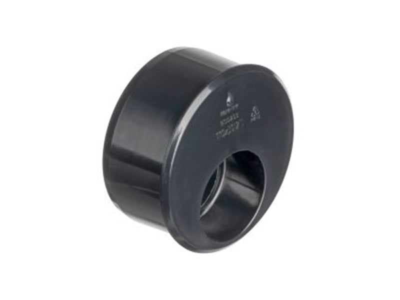 Soil Pipe Insert PVC Plug and Reducer - Black