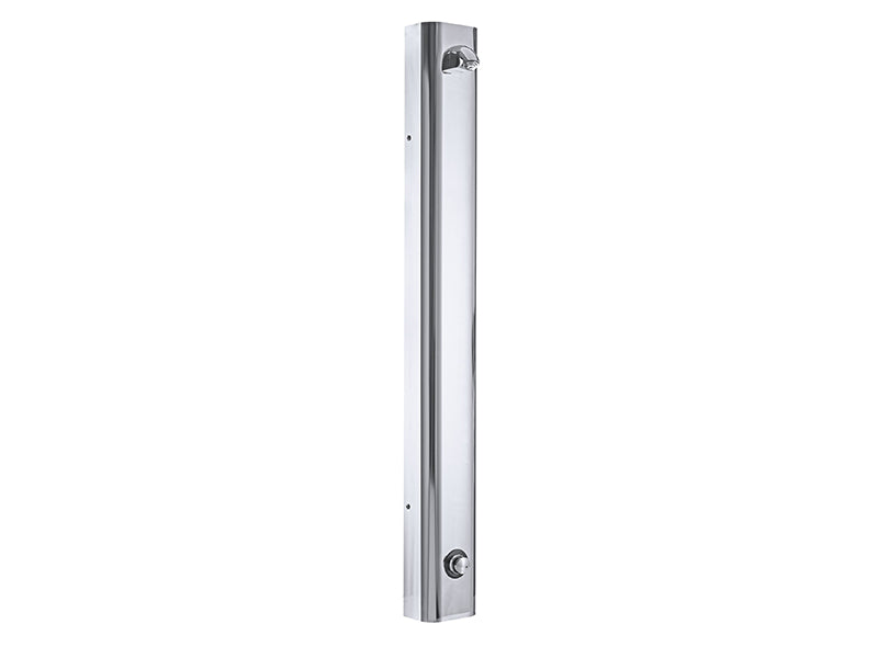 Stainless Steel Shower Panel with Self Closing Valve