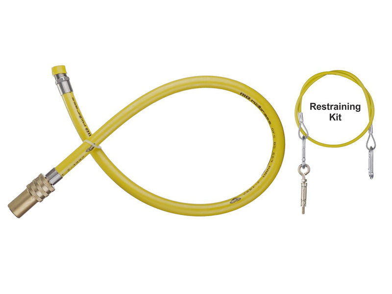 Commercial Quality Caterflex Gas Cooker Hoses - Quick Release Type