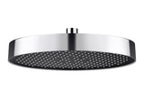 Rubineta Rainfall Chrome/Black Anti Lime Shower Head