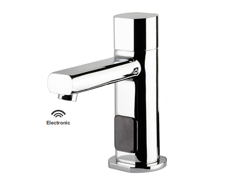 MCM Electronic Chrome Straight Standard Monobloc Basin Tap