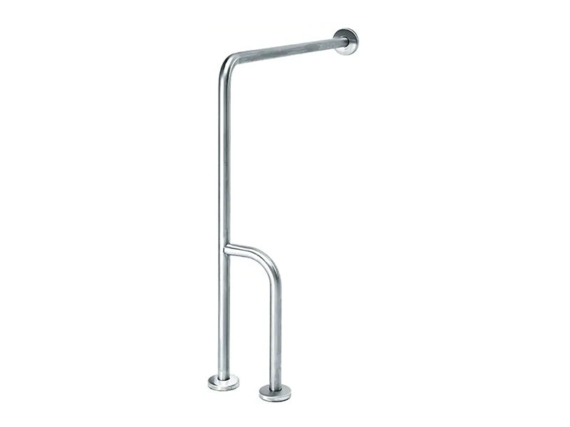 Satin Finish 304 Stainless Steel Wall to Floor Grab Rail