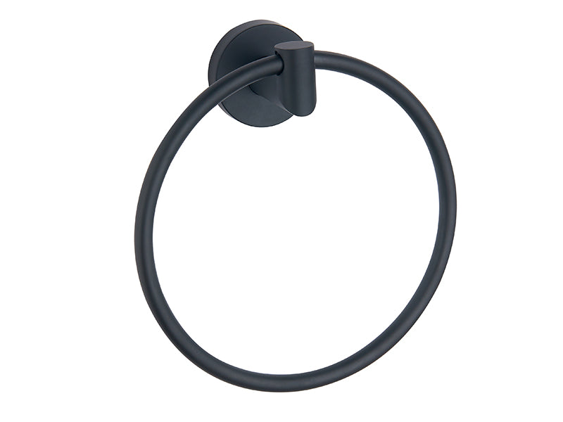 Round Towel Ring - Black