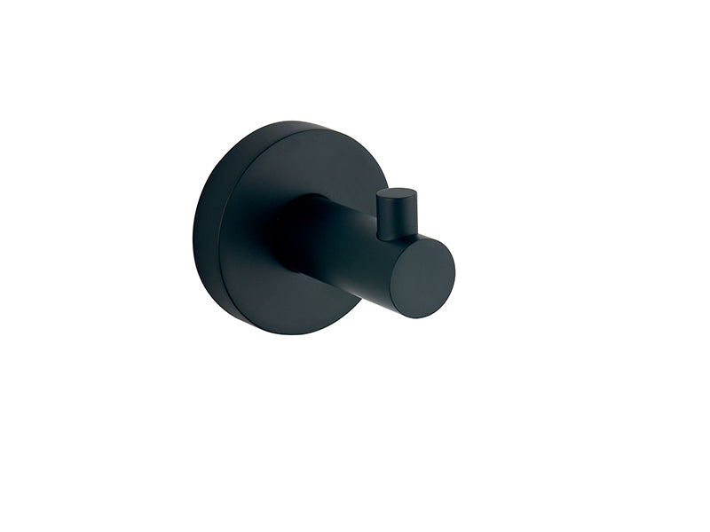 Round Robe Hook - Black