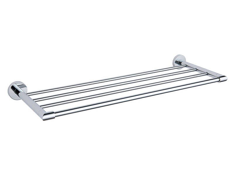 Chrome Round 600mm Triple Towel Rail