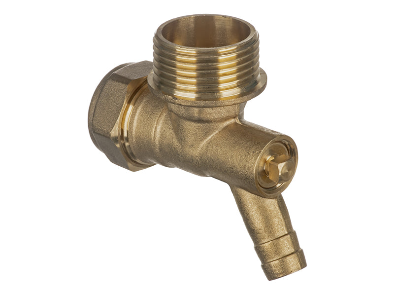 Brass Compression Combined M.I. Elbow & Drain Off 871