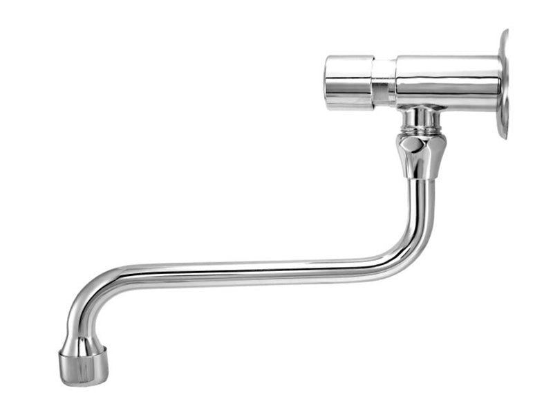 Self Closing Tap for Wash Basin with Revolving Spout