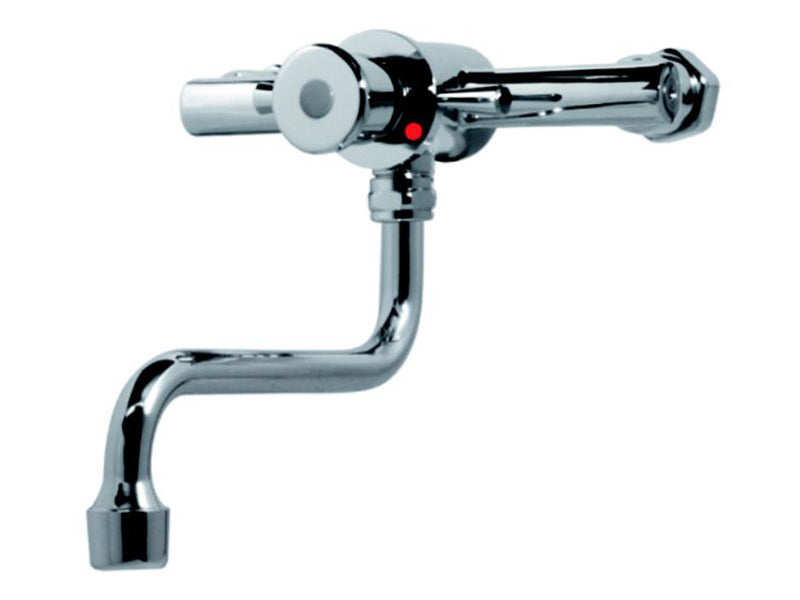 Self Closing Mixer Tap with Revolving Spout